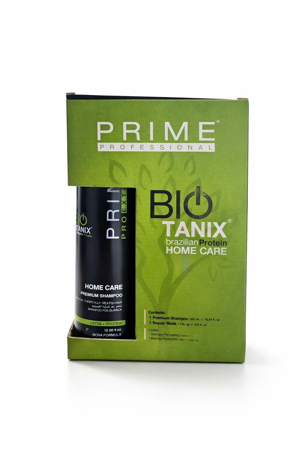 Bio Tanix Extreme Hair Treatment with Force-Plastia technology – smooths, softens, and reduces frizz and volume in one application while repairing hair, enhancing shine, and protecting color-safe hair from daily damage.