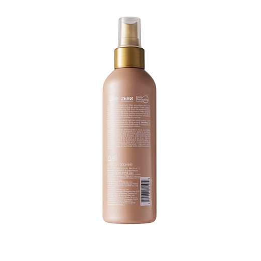 Heat protectant spray for smooth shiny soft hair and styling protection