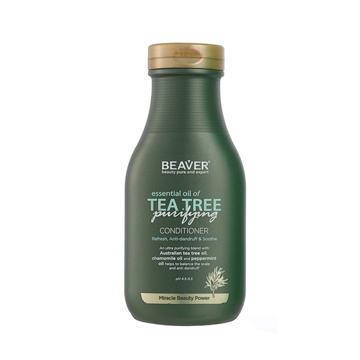 Tea tree conditioner nourishing scalp strengthening hair follicles and adding shine