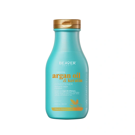 Argan oil conditioner for dry damaged hair smoothing and color safe