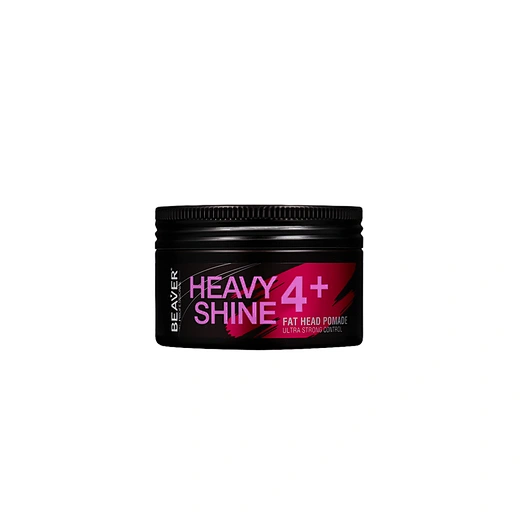 Beaver Heavy Shine Fat Head Pomade 100g for strong hold and high shine styling